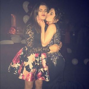 2 piece Formal floral dress